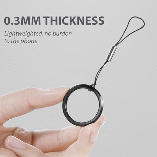 GadgetBite Multipurpose Nylon Lanyard Strap with Metal Ring Keychain – Versatile Cell Phone Case Holder for Phones, Keys, Cameras, IDs, and USB Drives (Black Pack of 2) - Image 2