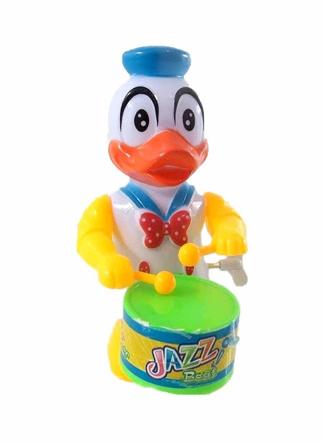 ROSEFAIR Cute Drummer Toy with Drumming and Dancing Action for Kids Baby Rattle Toys Set Toddler Kids Key-Operated Toys Kids (DUCK-BLUE-KITTYCAT-PAC-03) - Image 2