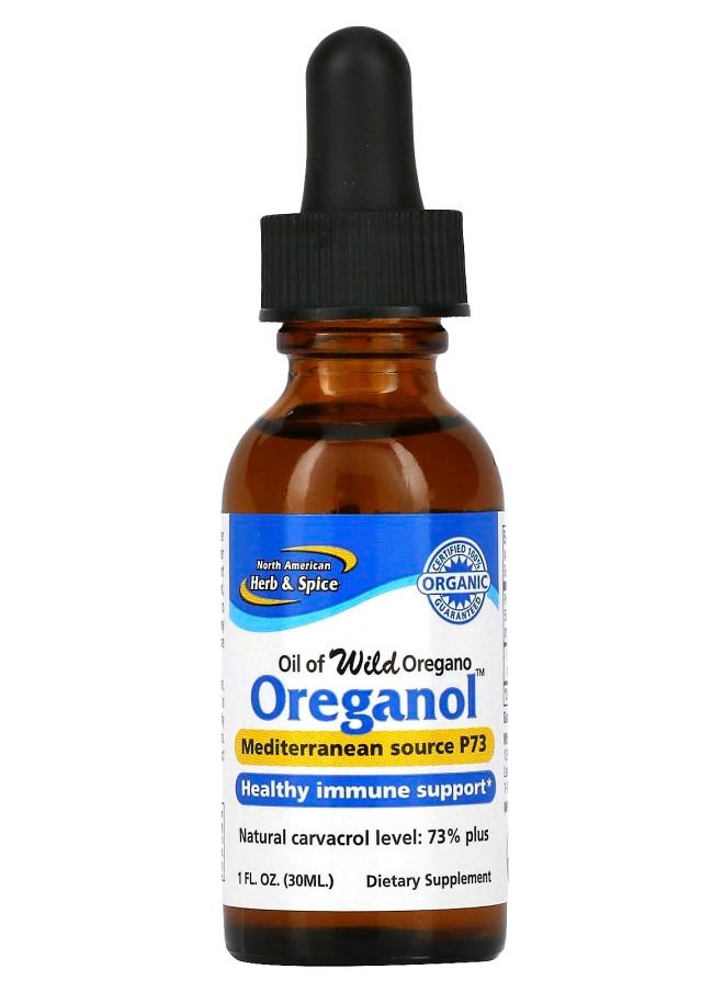 North American Herb & Spice - Oreganol Oil of Wild Oregano 1 fl oz (30 ml) - Image 1