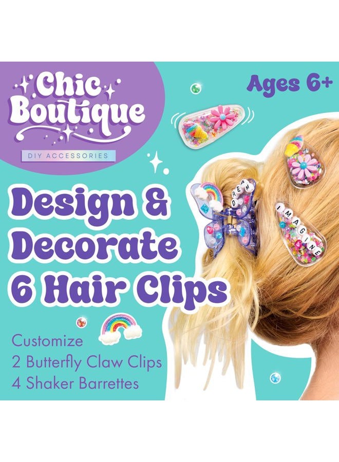 Creativity for Kids Chic Boutique Hair Clips: Create 6 DIY Hair Clips, Crafts and Birthday Gifts for Girls, Holiday Gift and Girls Toys (Ages 6+) - Image 2