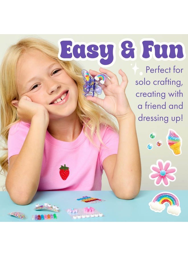 Creativity for Kids Chic Boutique Hair Clips: Create 6 DIY Hair Clips, Crafts and Birthday Gifts for Girls, Holiday Gift and Girls Toys (Ages 6+) - Image 5