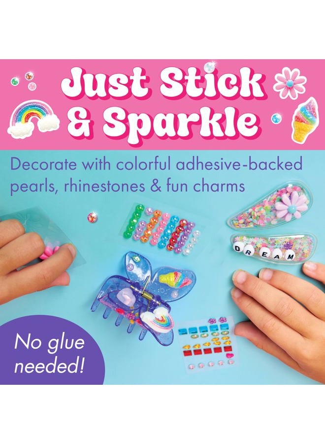 Creativity for Kids Chic Boutique Hair Clips: Create 6 DIY Hair Clips, Crafts and Birthday Gifts for Girls, Holiday Gift and Girls Toys (Ages 6+) - Image 4