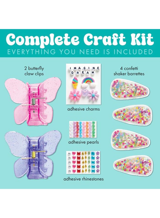 Creativity for Kids Chic Boutique Hair Clips: Create 6 DIY Hair Clips, Crafts and Birthday Gifts for Girls, Holiday Gift and Girls Toys (Ages 6+) - Image 3