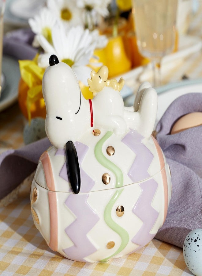 Lenox 895685 Peanuts Snoopy Easter Covered Candy Dish - Image 4