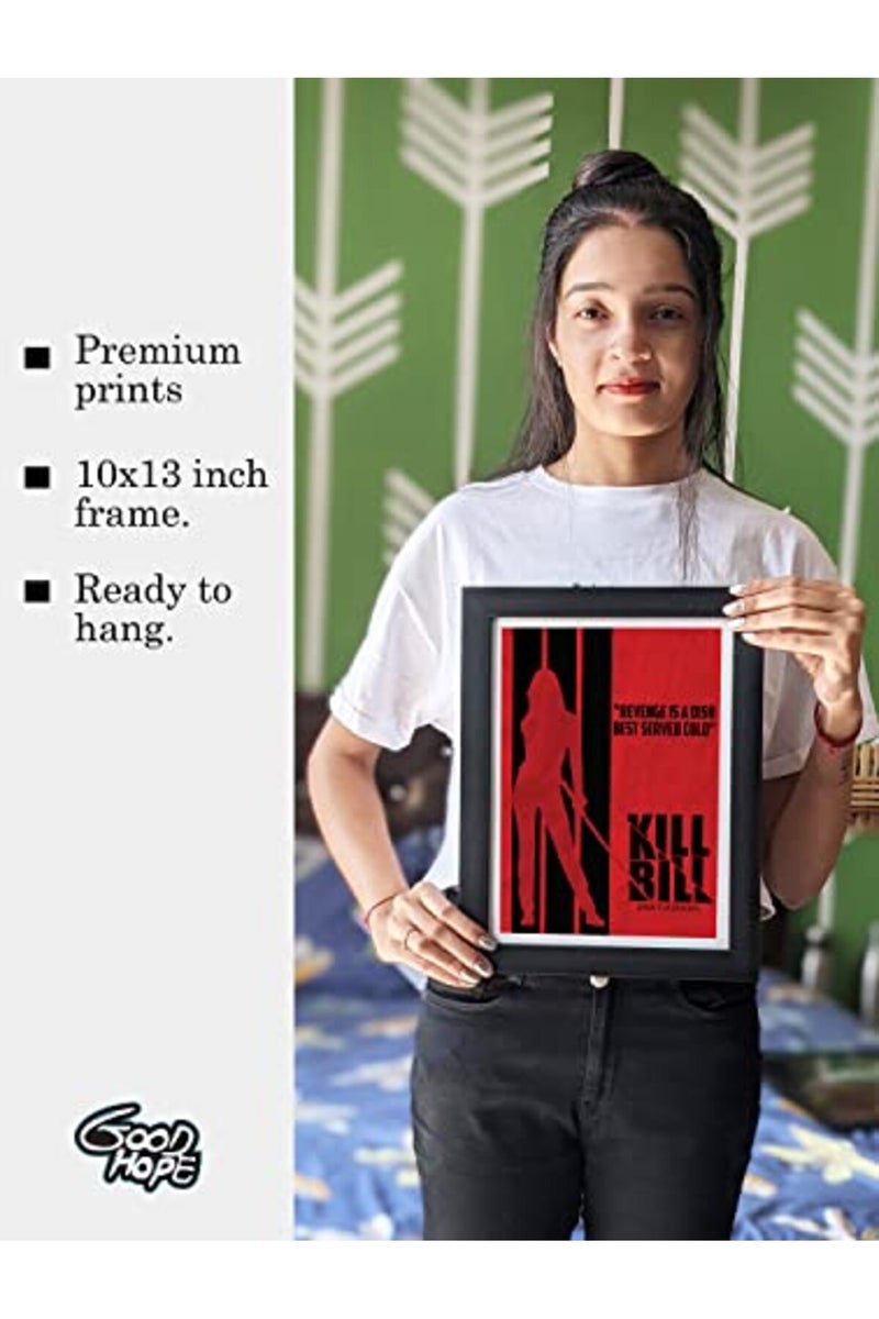 GRAY WALL Good hope PlexiGlass Hollywood Poster Kill Bill Quote Quentin Tarantino Movie Art Framed Poster - Image 3
