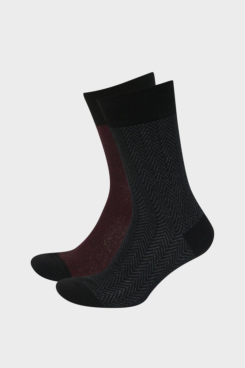 DeFacto Man Man Seamless 2 Piece Coolmax Heat Regulating Long Socks  - Image 1