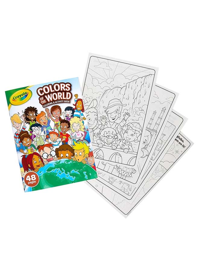 Crayola كتاب تلوين ألوان العالم، 48 صفحة - Image 3