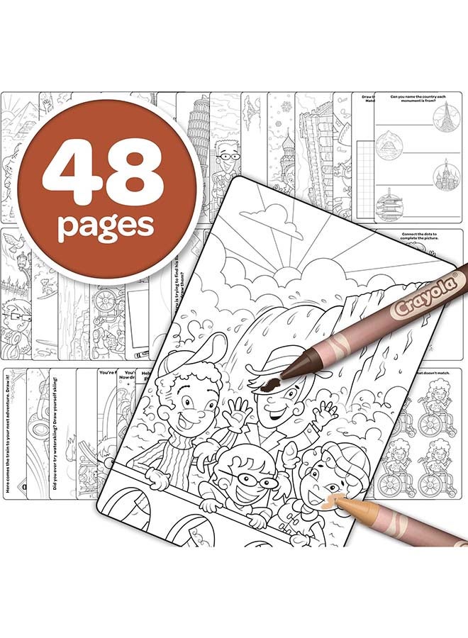 Crayola كتاب تلوين ألوان العالم، 48 صفحة - Image 5