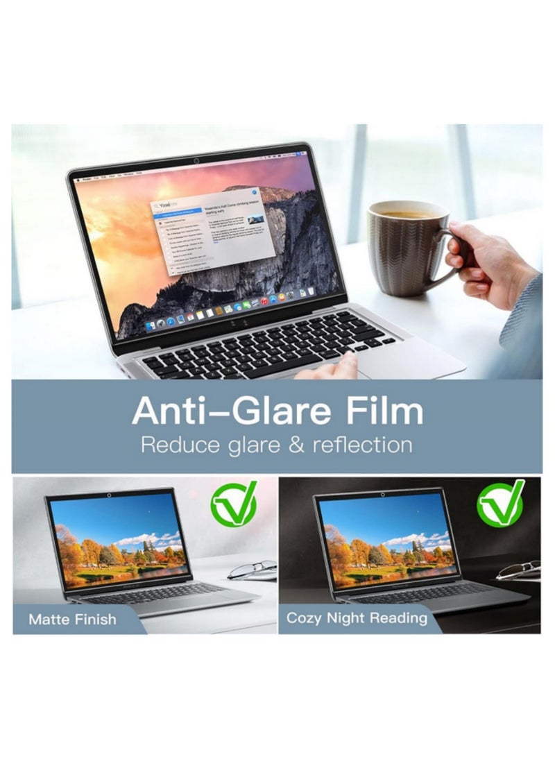 2pcs Screen Protector for MacBook Air 13.6 Inch 2024 2022 M3 M2 Anti-Glare PET Matte Film Anti-Fingerprint - Image 3