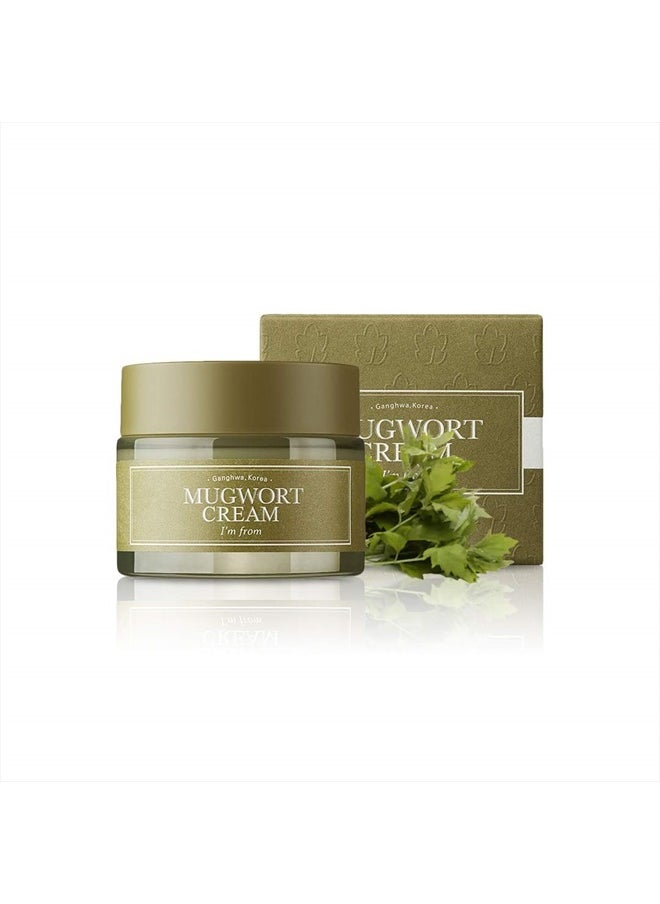 I'M FROM Mugwort Cream, For all skin type, 50g 1.69 Fl Oz| Moisturizer Soothing, Calming, Redness Relief with Sebum control  - Image 2