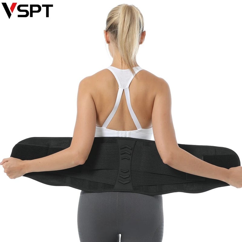 Bluejw Fitness Belt Power Thermo Body Shaper Waist Trainer Trimmer Corset - Waist Trimmers for Women & Men - Slimming Workout Shapewear Wrap - Image 4