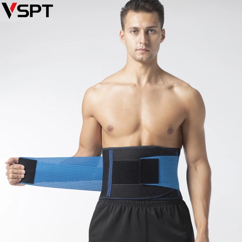 Bluejw Fitness Belt Power Thermo Body Shaper Waist Trainer Trimmer Corset - Waist Trimmers for Women & Men - Slimming Workout Shapewear Wrap - Image 3