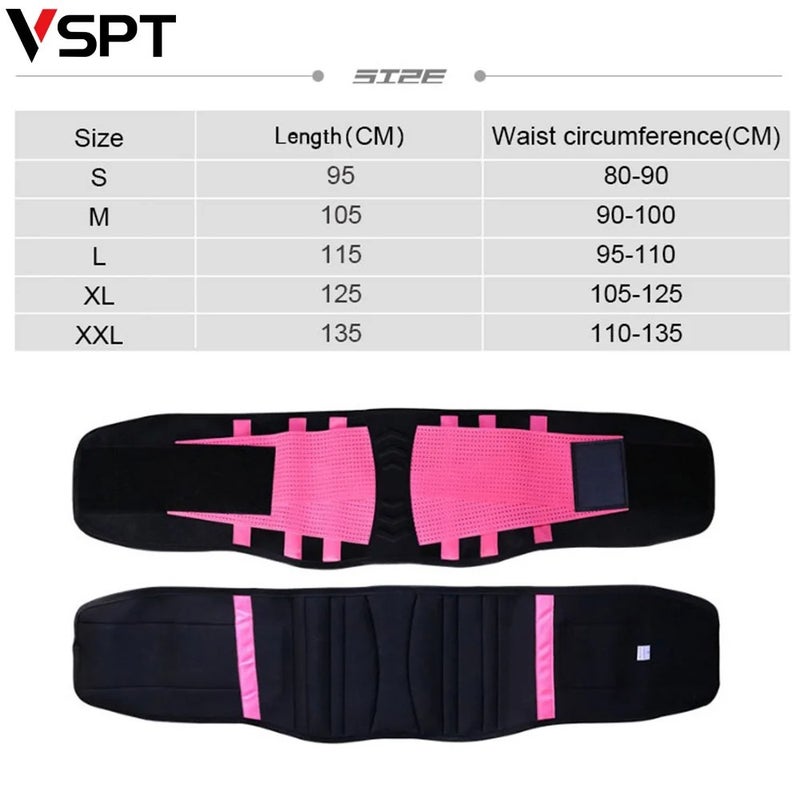 Bluejw Fitness Belt Power Thermo Body Shaper Waist Trainer Trimmer Corset - Waist Trimmers for Women & Men - Slimming Workout Shapewear Wrap - Image 5