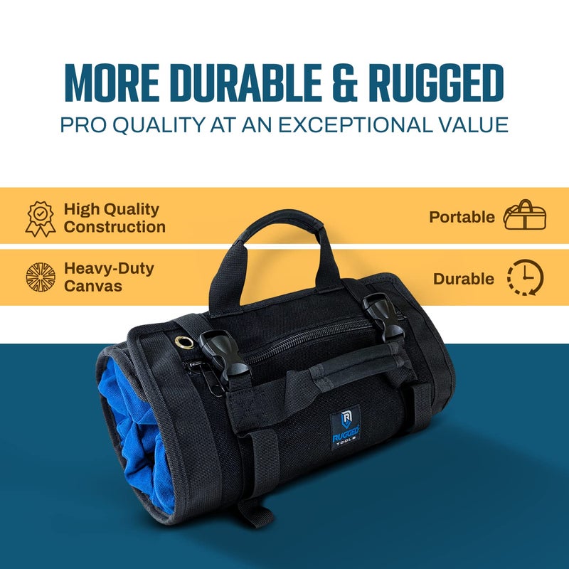 Rugged Tools Titan Deluxe Tool Roll - Image 3