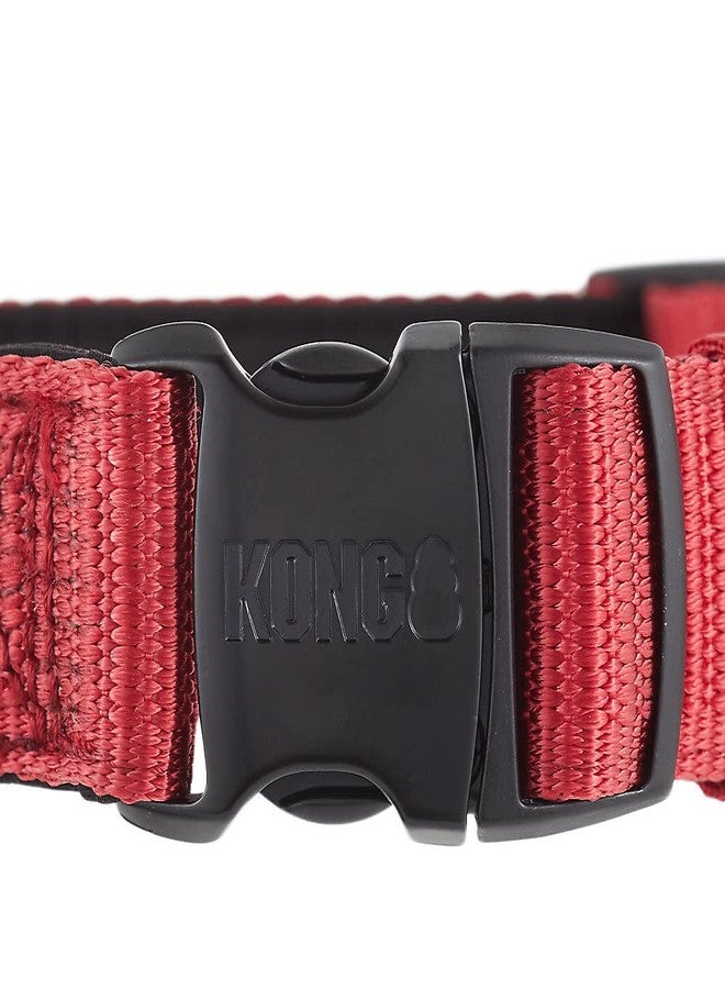 KONG Max HD Ultra Durable Neoprene Padded Dog Collar (Medium, Red) - Image 4