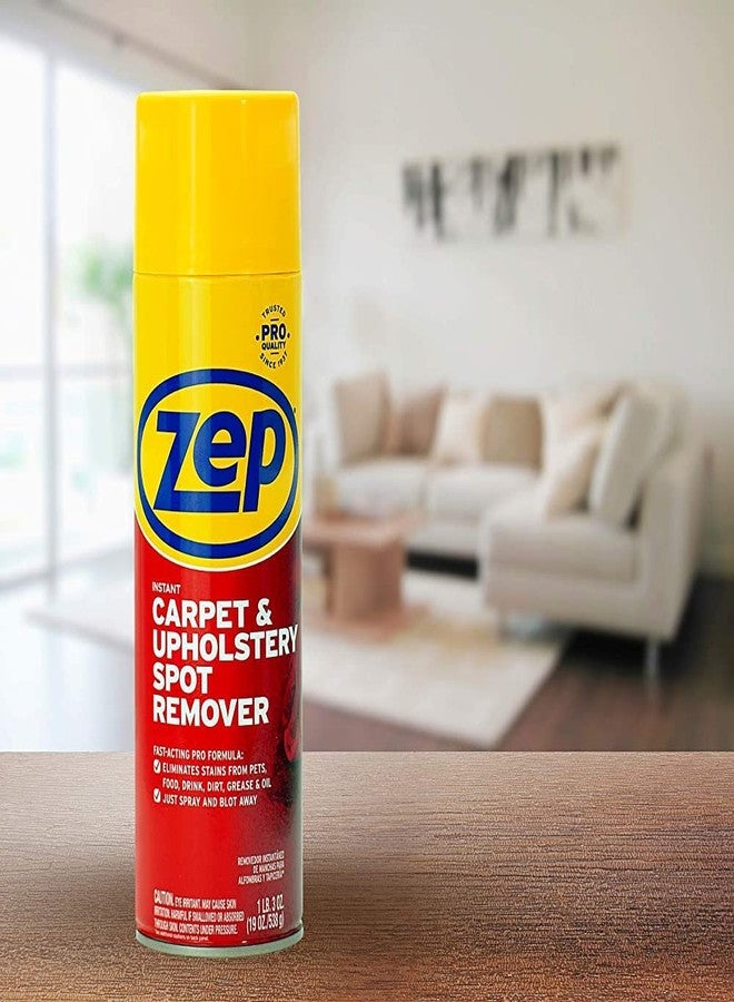 Zep Instant Carpet and Upholstery Spot Remover 19 ounce (Case of 12) ZUSPOT19 - No Scrubbing! - Image 2