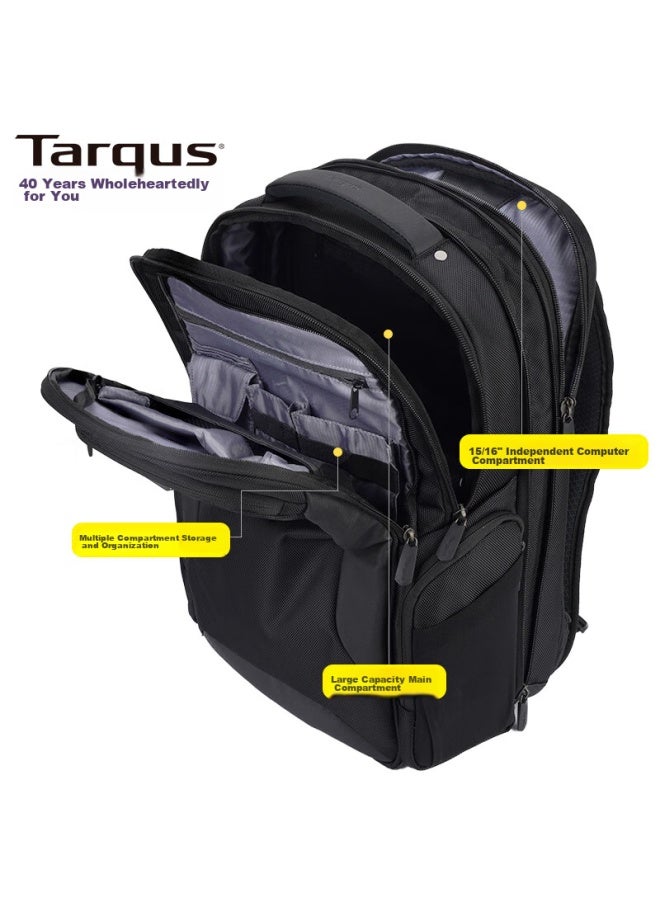 Targus Expandable Laptop Backpack, Business Travel Commuter Bag For 15/16-inch Notebooks, Cuct02 - Image 3