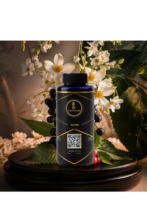 Sultan - Diffuser Aroma Oil - Soothing, Healing, and Relaxing Fragrance for Scent Diffusers - Aromatherapy (200 ml)