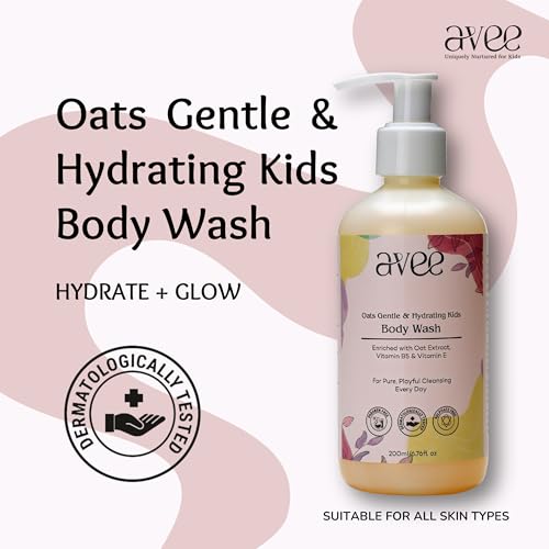 Avee Kids Body Wash | Gentle & Hydrating | Leaves Skin Soft & Bright | Natural Ingredients | Paraben & Sulfate Free | Shower Gel for Kids 5-12 Years - All Skin Types | 200ml Pack of 1 - Image 2