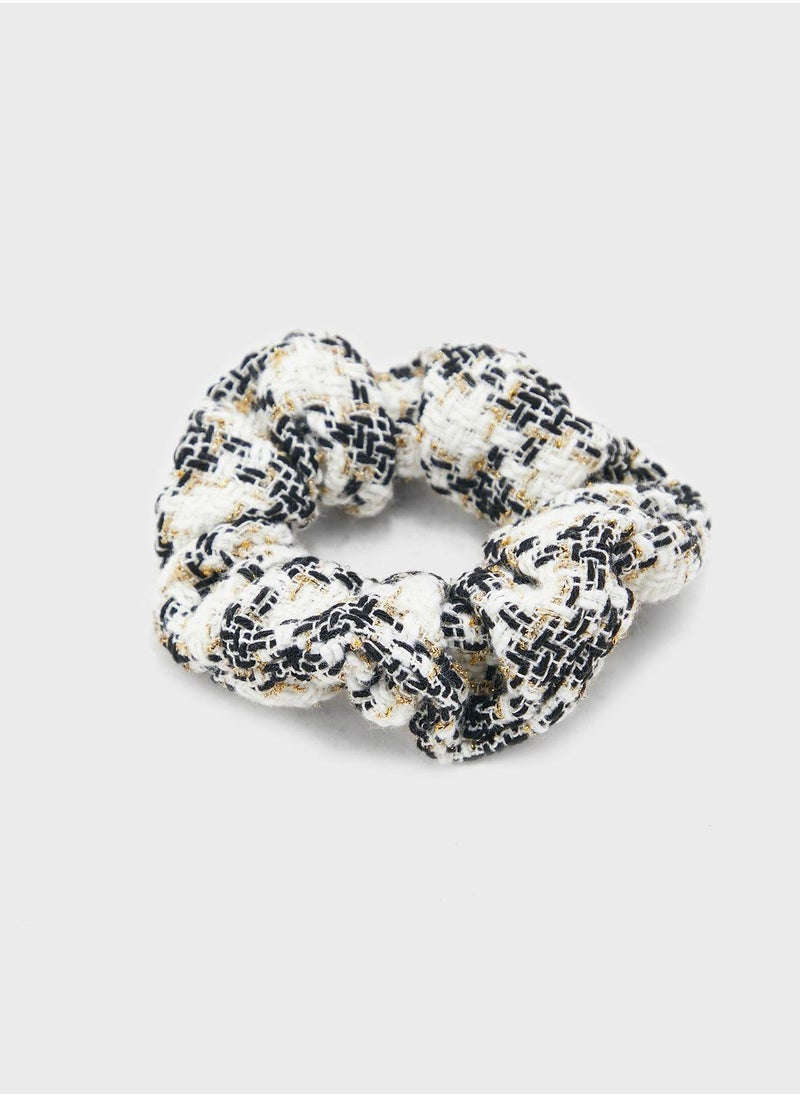 Claires Kids Tweed Scrunchie  - Image 1