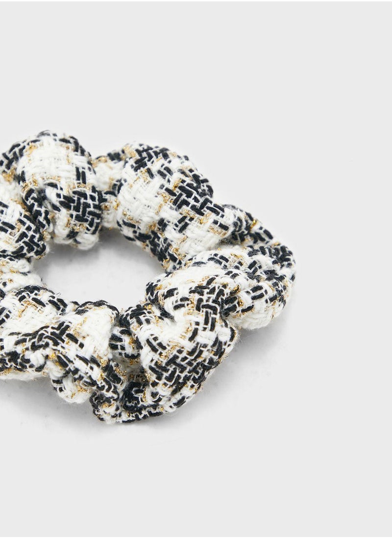 Claires Kids Tweed Scrunchie  - Image 3