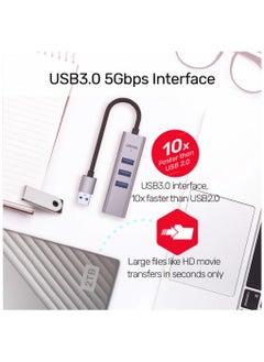 UNITEK Unitek Y-3088B  USB-C/ USB-A  To Eathernet + 3port USB 3.0 Hub  - Image 5