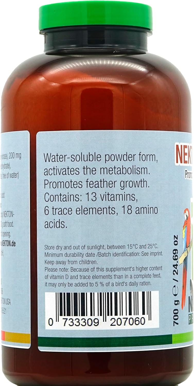 نيكتون بيوتين (Nekton Biotin)، 700 جرام/1.54 رطل، منتج مخصص لتغذية ريش الطيور. - Image 4