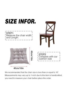 Chair Cushion with Ties Ultra Soft Warm Floor Cushion for Kids Reading Nook Comfortable Square Seat Cushion for Adult 40 x 40 CM - pzsku/ZA0BD21099A288F1F5DA1Z/45/_/1732347473/b64c2bd5-e6c2-41a0-9333-4a59a754c3b3