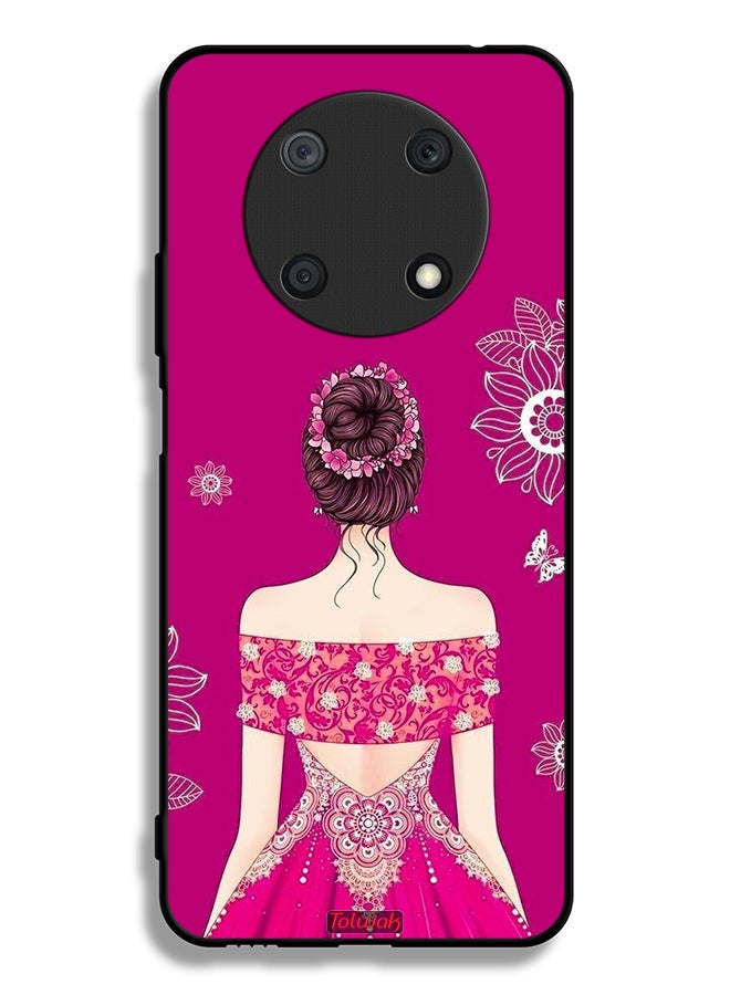 Tolwak Huawei nova Y90 Protective Case Cover Girl And Flowers Art - Image 2