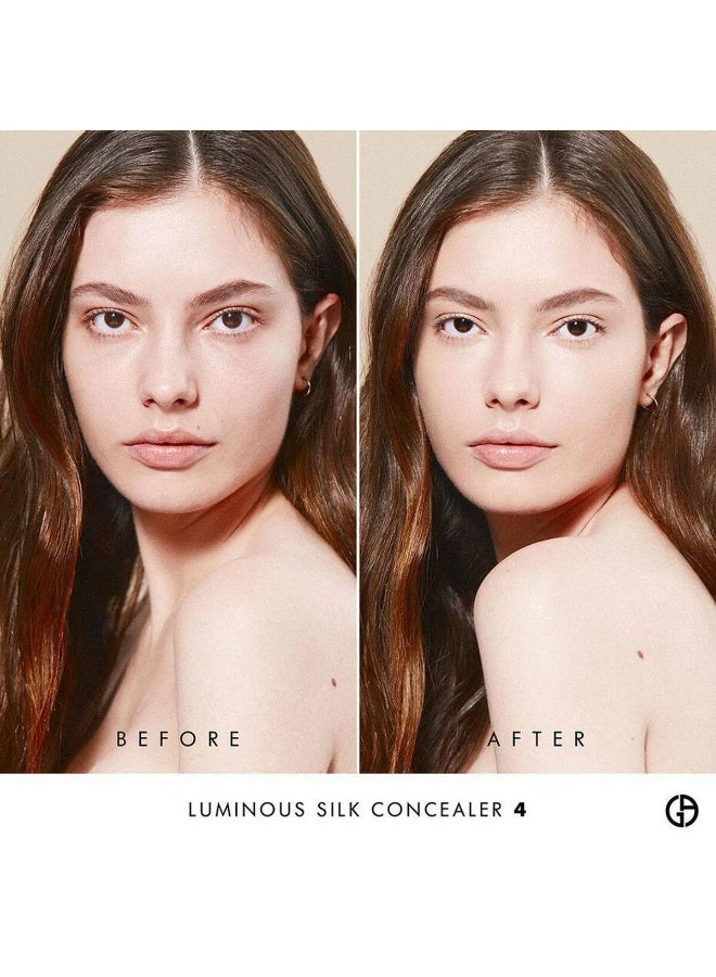 Giorgio Armani Luminous Silk Concealer in shade 4 (Light Golden). - Image 4