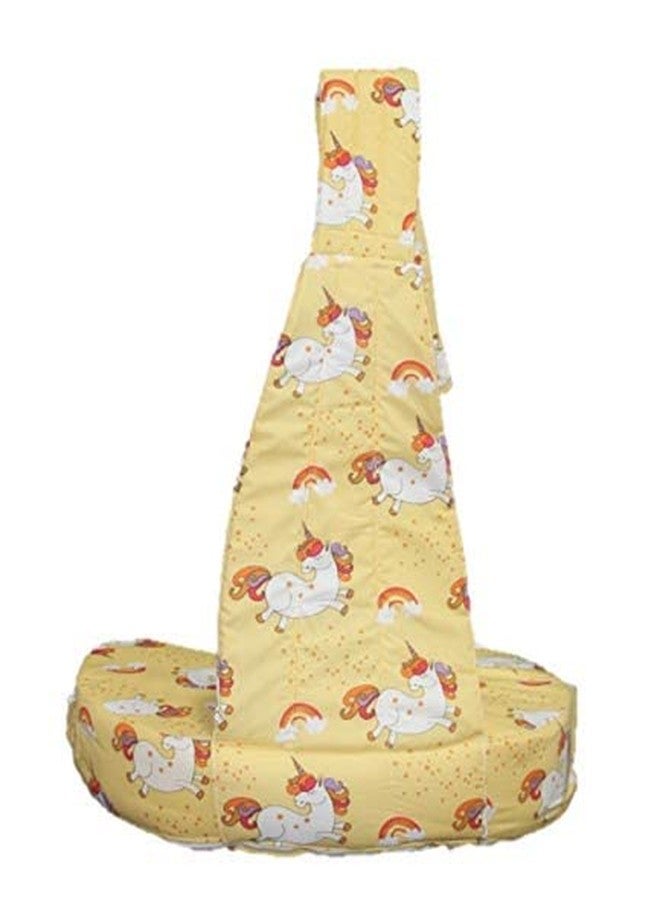 Kids Creation Mommas Baby Feeding Pillow with Back Support & Washable Cover (Yellow) - Image 1