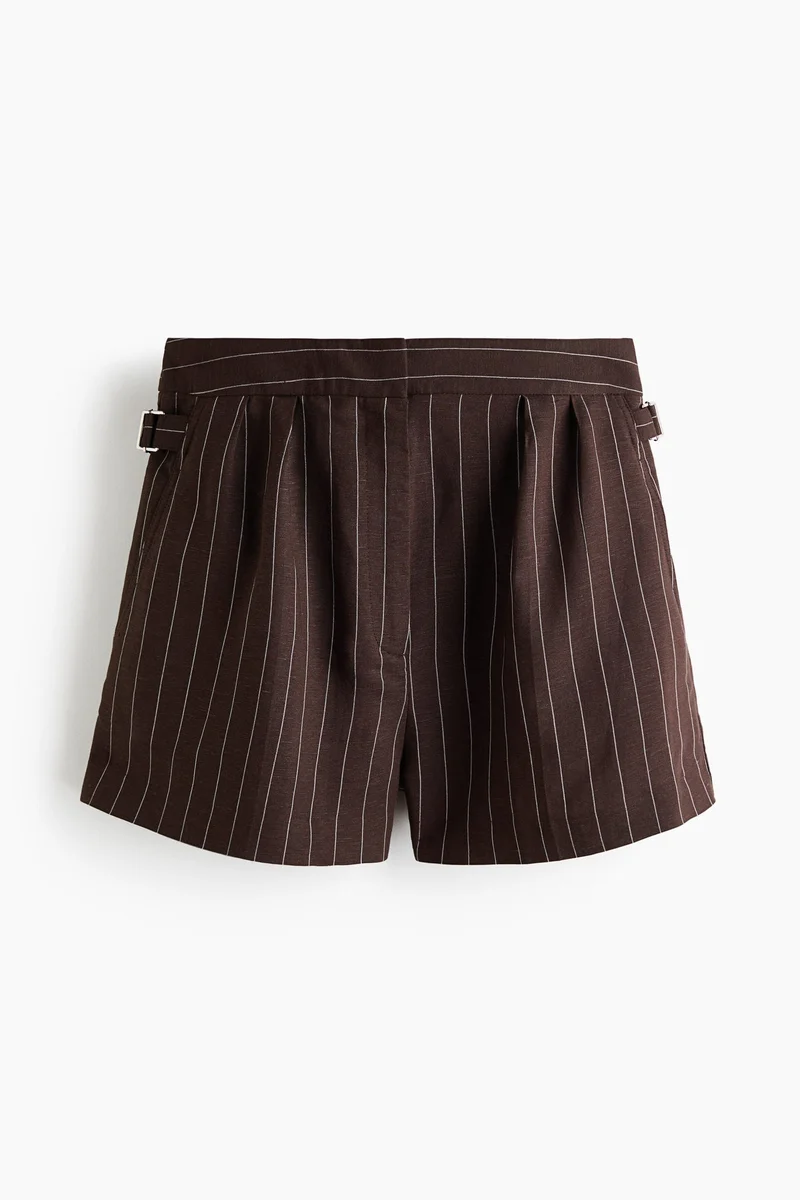 H&M Tailored linen-blend shorts