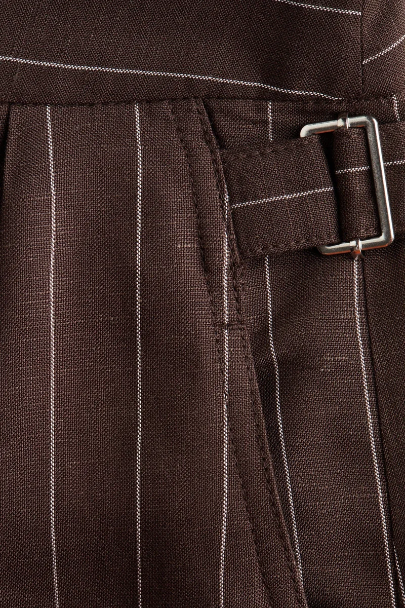 H&M Tailored linen-blend shorts