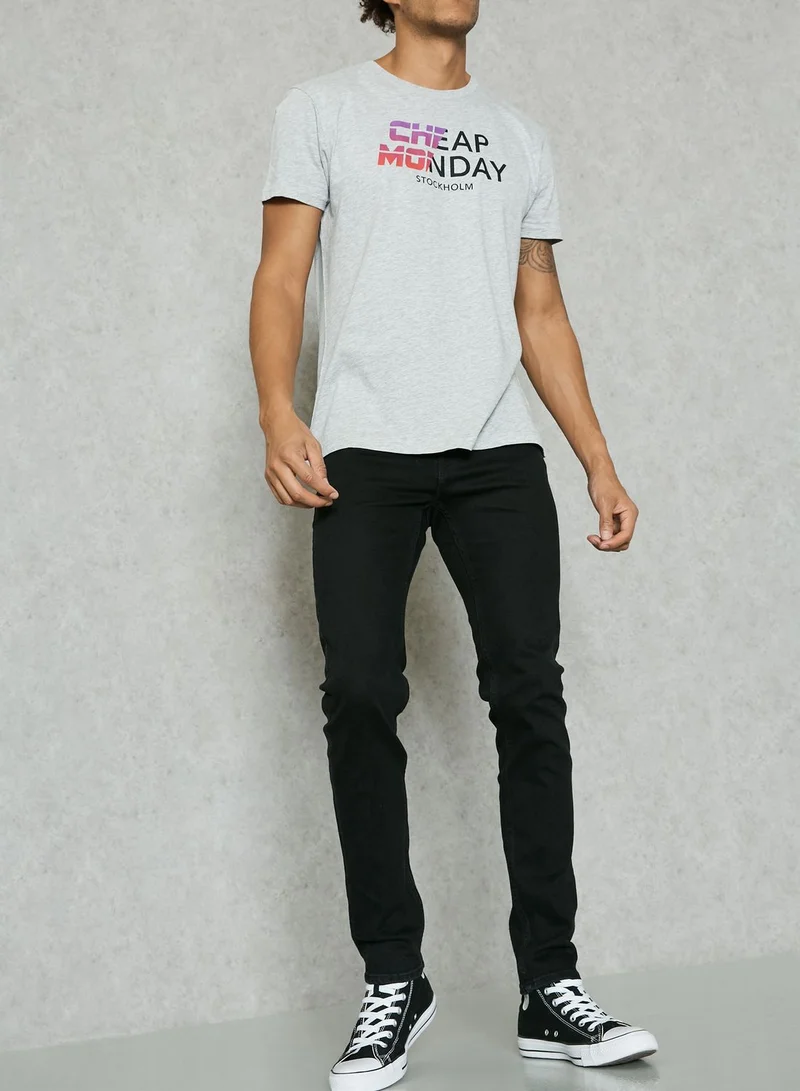 Cheap Monday Sonic Slim Fit Dark Wash Jeans