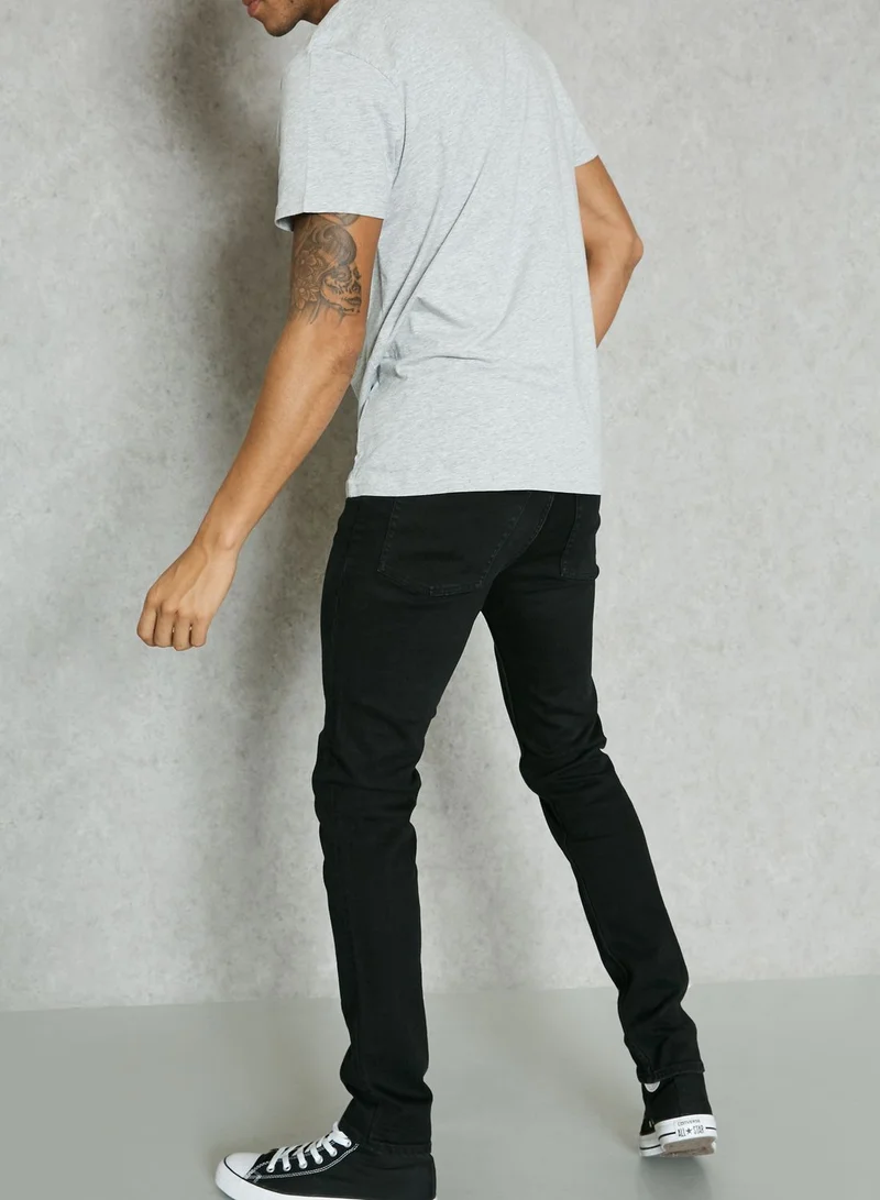 Cheap Monday Sonic Slim Fit Dark Wash Jeans