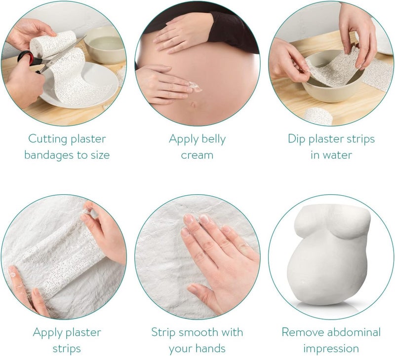 Self Lub Plaster Cloth & Plaster Gauze for Hobby Crafts, Belly Molds, Mask Making, Scenery Art - 10 cm x 2.7 Meters (1) - Image 4