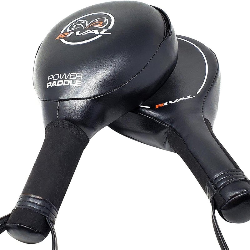 RIVAL Boxing RPDL Power Paddles - High-Density Punching Surface, Angled Shaft with Molded Plastic Insert, and Comfort Grip Handles - Image 3