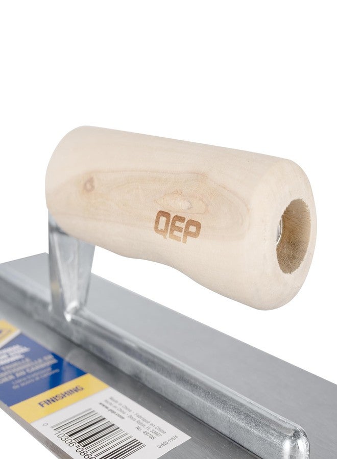 كيو إي بي مجرفة الترقيع والتشطيب QEP مقاس 11 بوصة × 4-1/2 بوصة بمقبض خشبي - Image 4