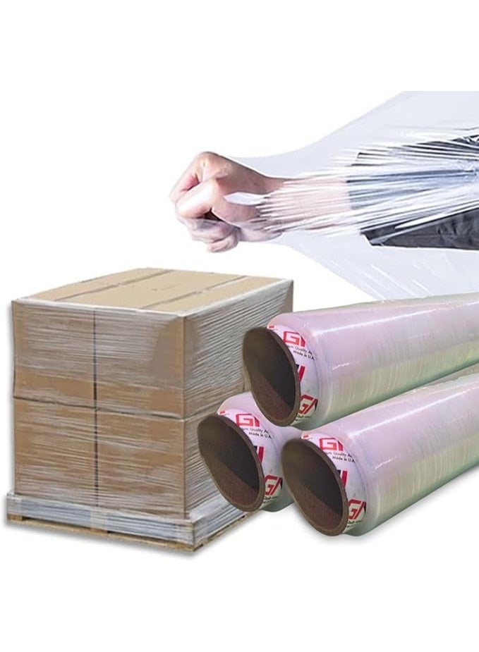 GINI Heavy Duty Stretch Film Wrap – 1kg, 300m Core | Industrial Cling Film Roll for Secure Packaging & Protection - Image 2