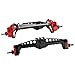 Pothyes CNC Metal Front and Rear Portal Axles for 110 RC Crawler Car Axial SCX10 III AXI03006 AXI03007 Wrangler JL AR45 Axle Upgrade Part red - Image 2