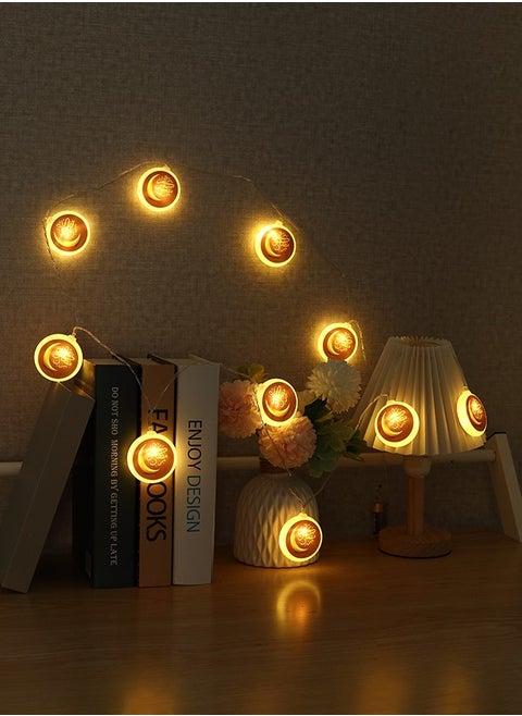 10 Lamps 2 Meters Plastic String-98