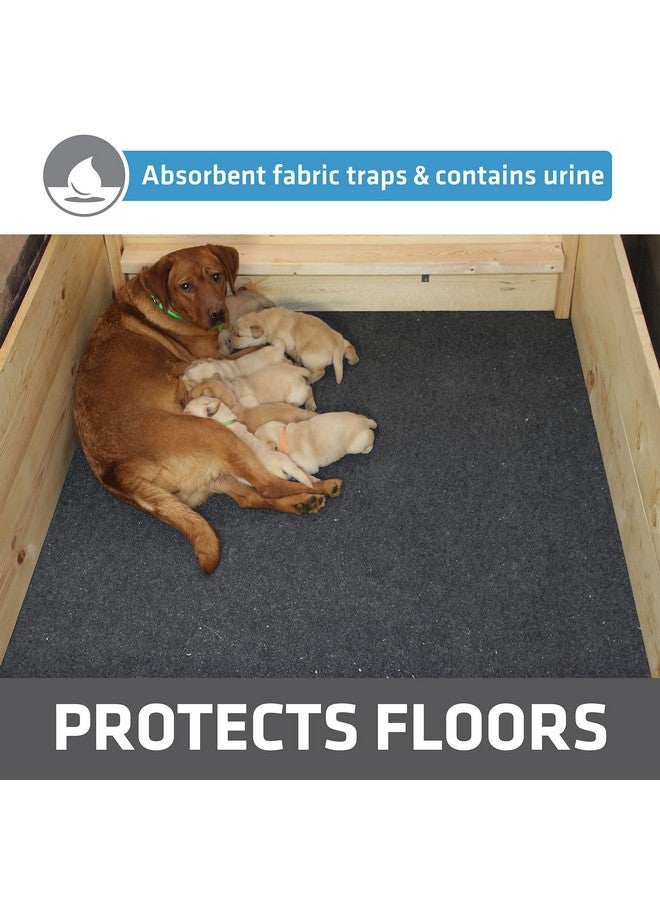 Drymate Whelping Box Liner Mat, Washable and Reusable Dog Puppy Pee Pad, Absorbent, Waterproof, Durable, Can Be Cut to Fit (USA Made) (48" x 50") - Image 3