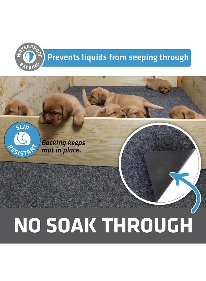 Drymate Whelping Box Liner Mat, Washable and Reusable Dog Puppy Pee Pad, Absorbent, Waterproof, Durable, Can Be Cut to Fit (USA Made) (48" x 50") - Image 4