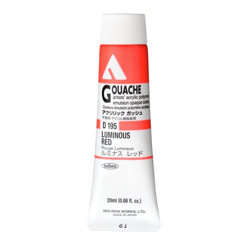 Holbein Acryla Gouache Luminous Red