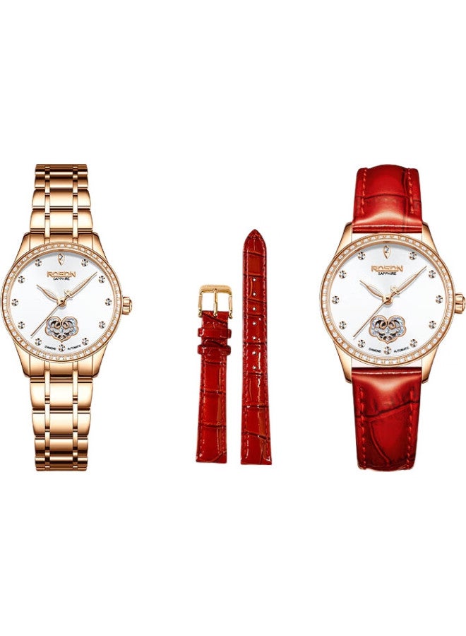 ROSDN Ruyi Chinese Style Watch For Women, Waterproof Fully Automatic Mechanical Ladies Watch, Top Ten Brands, New Year Gift For Girlfriend - Image 2