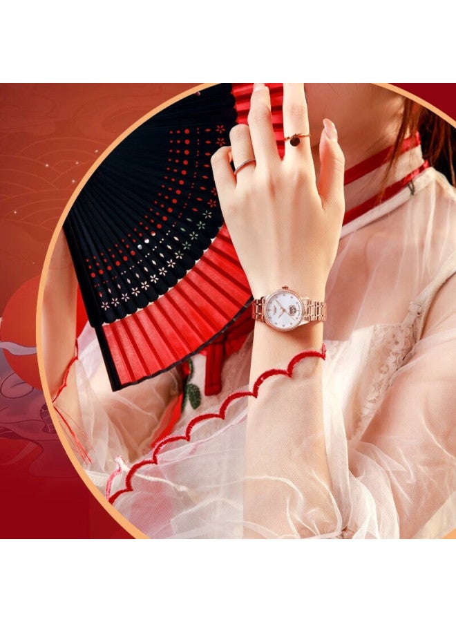 Rosdn Ruyi Chinese Style Watch For Women, Waterproof Fully Automatic Mechanical Ladies Watch, Top Ten Brands, New Year Gift For Girlfriend - Image 3