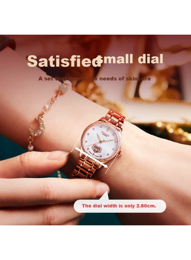 Rosdn Ruyi Chinese Style Watch For Women, Waterproof Fully Automatic Mechanical Ladies Watch, Top Ten Brands, New Year Gift For Girlfriend - Image 1