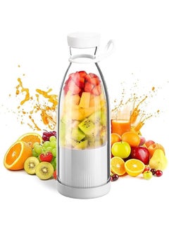 Eglife Eglife 420ml Portable Mini Rechargeable Electric Juicer USBPowered Compact TravelFriendly Smoothie Maker Fresh Juice Extractor for Daily use Handheld Fruit Juicer for Drinks 1 Multicolour  - Image 1