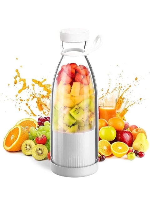 Eglife 420ml Portable Mini Rechargeable Electric Juicer USBPowered Compact TravelFriendly Smoothie Maker Fresh Juice Extractor for Daily use Handheld Fruit Juicer for Drinks 1 Multicolour