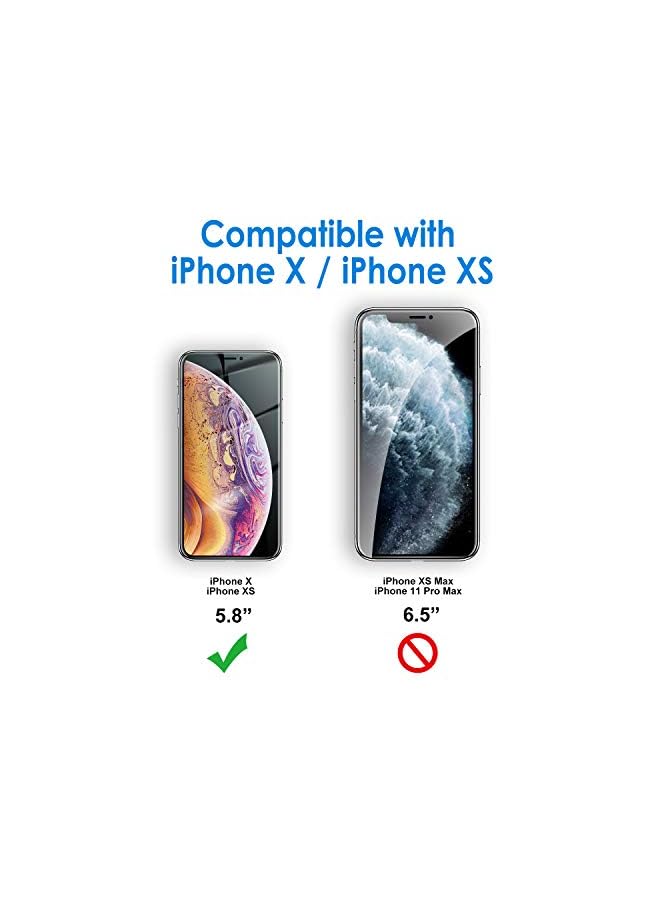 Jetech Silicone Case For Iphone X Iphone Xs 5.8 Inch Silky Soft Touch Full Body Protective Case Shockproof Cover With Microfiber Lining Black - Image 2